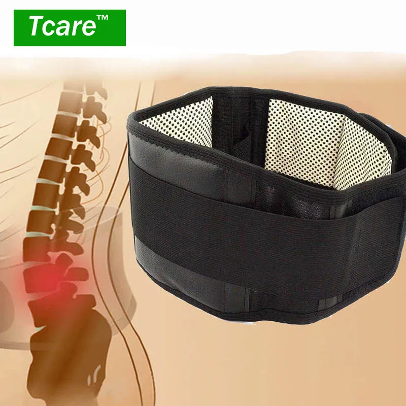 * Tcare قابل للتعديل الخصر التورمالين ذاتية التدفئة المغناطيسي العلاج عودة الخصر حزام داعم قطني هدفين تدليك الفرقة الرعاية الصحية