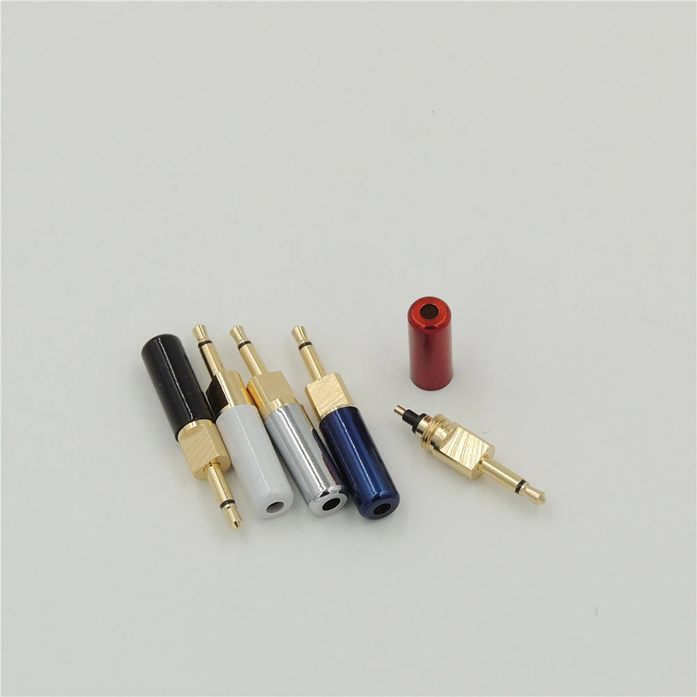 10Pcs Mini 2.5mm Mono Jack Male Audio Plug Soldering Cable Adapter