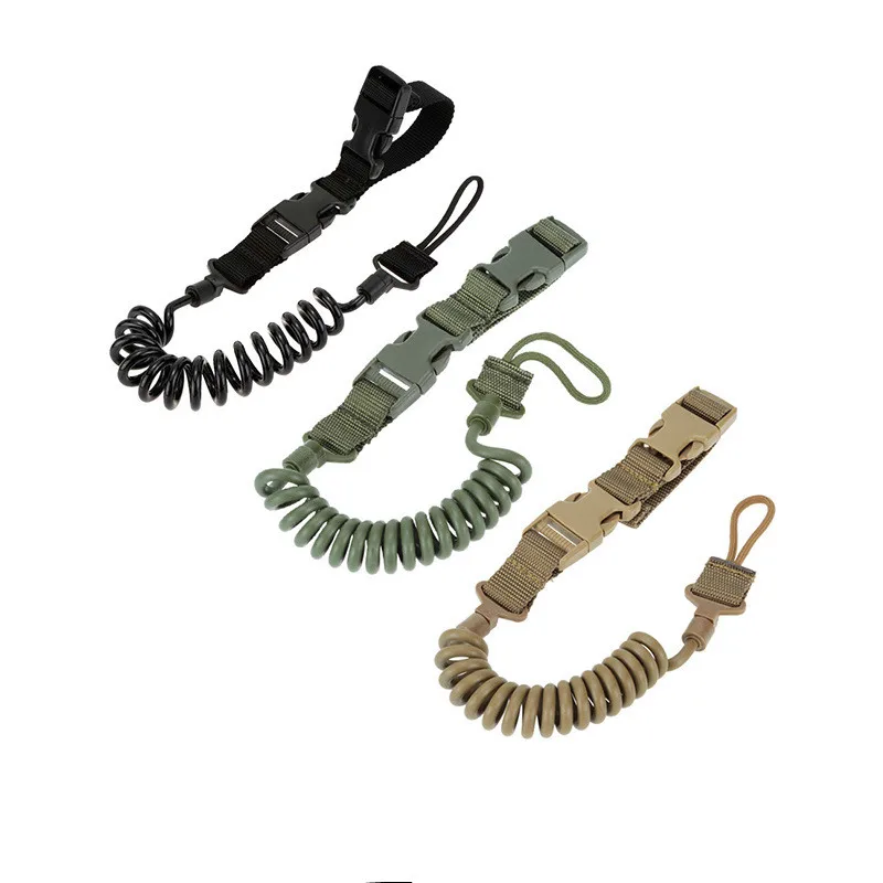 

1Pc Multi-Functional Tactical Strap New Safety Rope Nylon Anti-Loss Outdoor Army Spring Wear-Resistant Stretch Safety Harness
