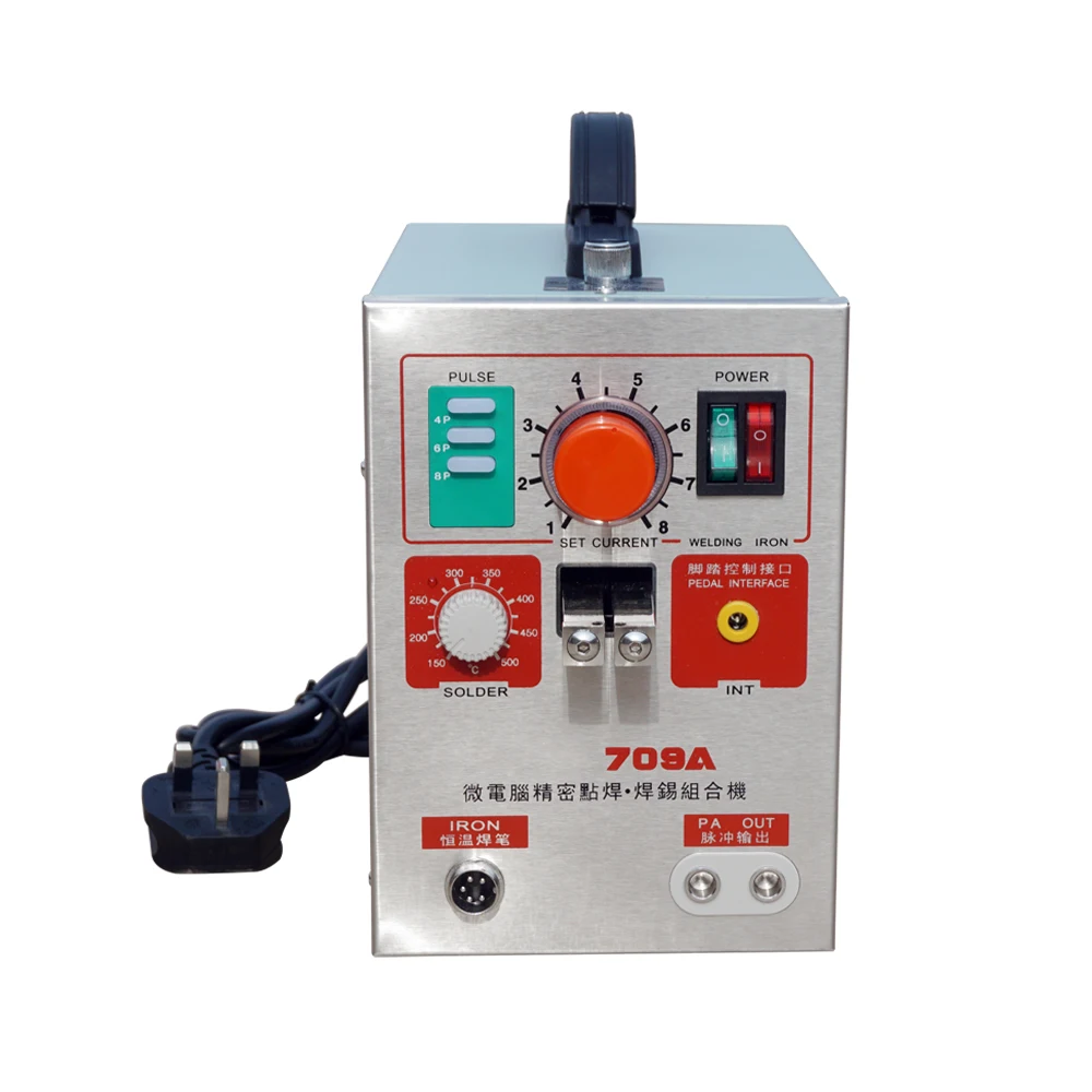 

709A 2 in1 1.9KW 60A 230V Spot Welder Battery Welding Machine Soldering Station UK Plug