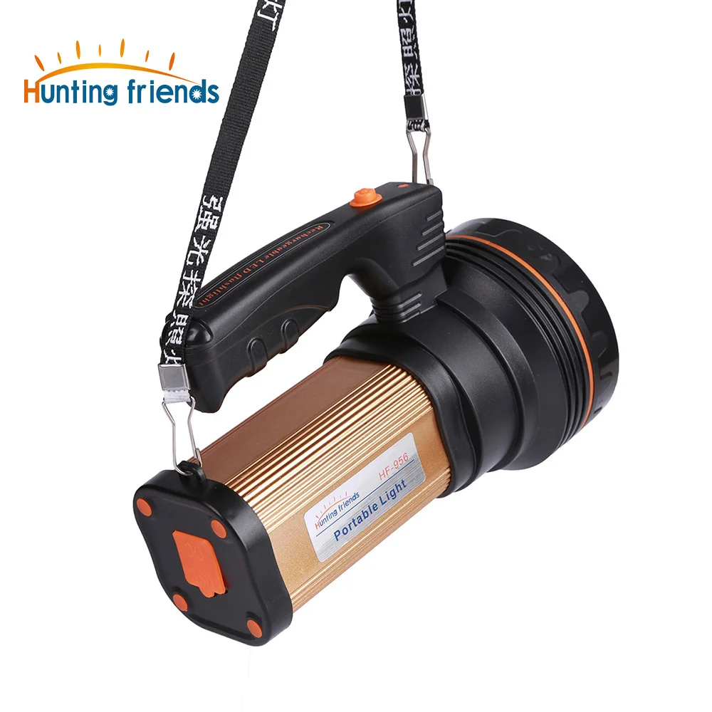 

12pcs/lot Super Bright Handheld Portable Spotlight USB Rechargeable Flashlight 2 Modes Powerful Seacrchlight for Outdoor