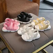 Летние новые удобные детские сандалии пляжная нескользящая обувь для мальчиков и девочек детские повседневные сандалии детские модные спортивные сандалии