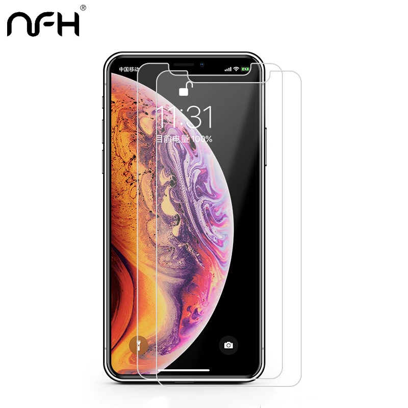 Для iPhone Xs Max Glass XR XS закаленное стекло для 8 7 Plus 5 5S SE Защита от царапин 2.5D|Защитные