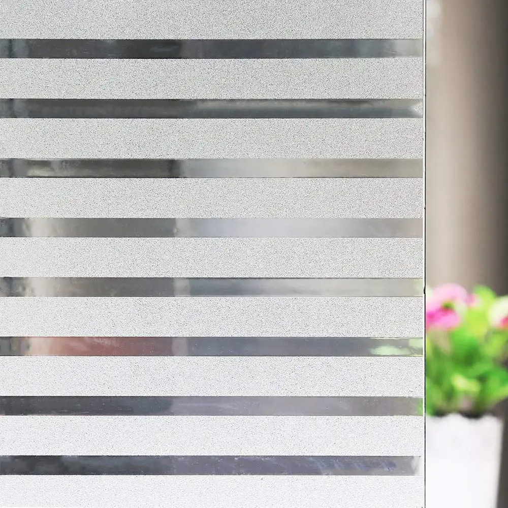 

Funlife 45x200cm Static Cling Window Film Privacy Bathroom Window Cling Film Heat Control Anti UV Self-adhesive Window Sticker