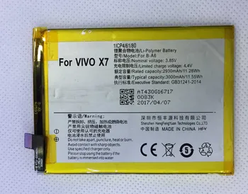 

HFY battery B-A6 for vivo x7 cellphone 2930mAh