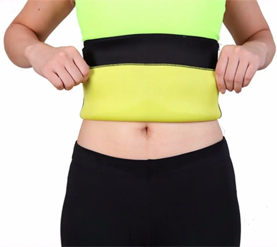 Miss Moly Hot Shapers Neoprene Black Waist Cincher Fit Sweat Body