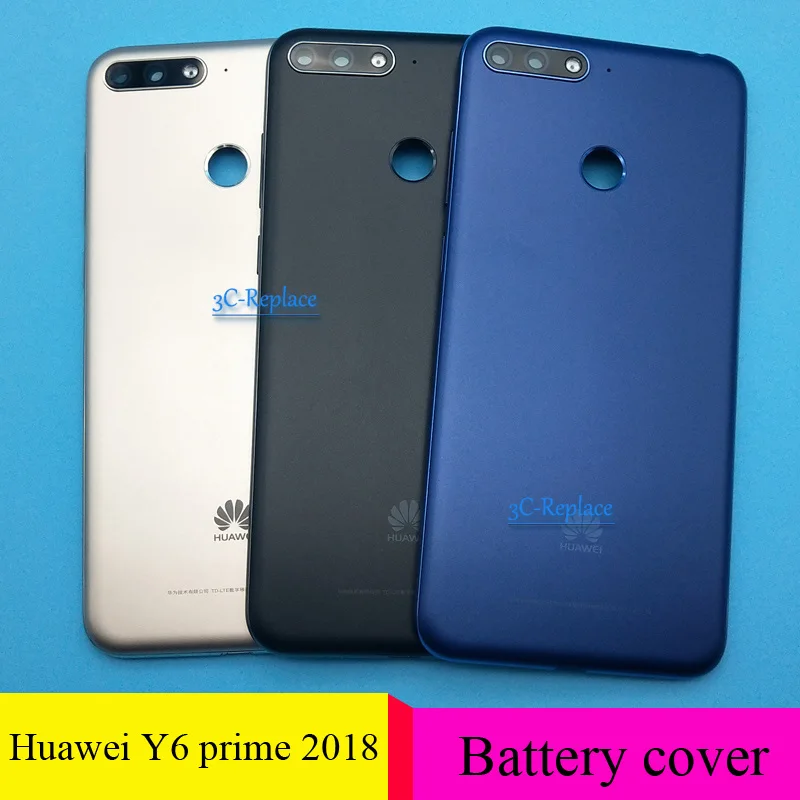 5,7 дюйма для huawei Y6 Prime /для huawei Y6 Pro задняя крышка для батареи, корпус, чехол, запчасти для заднего стекла