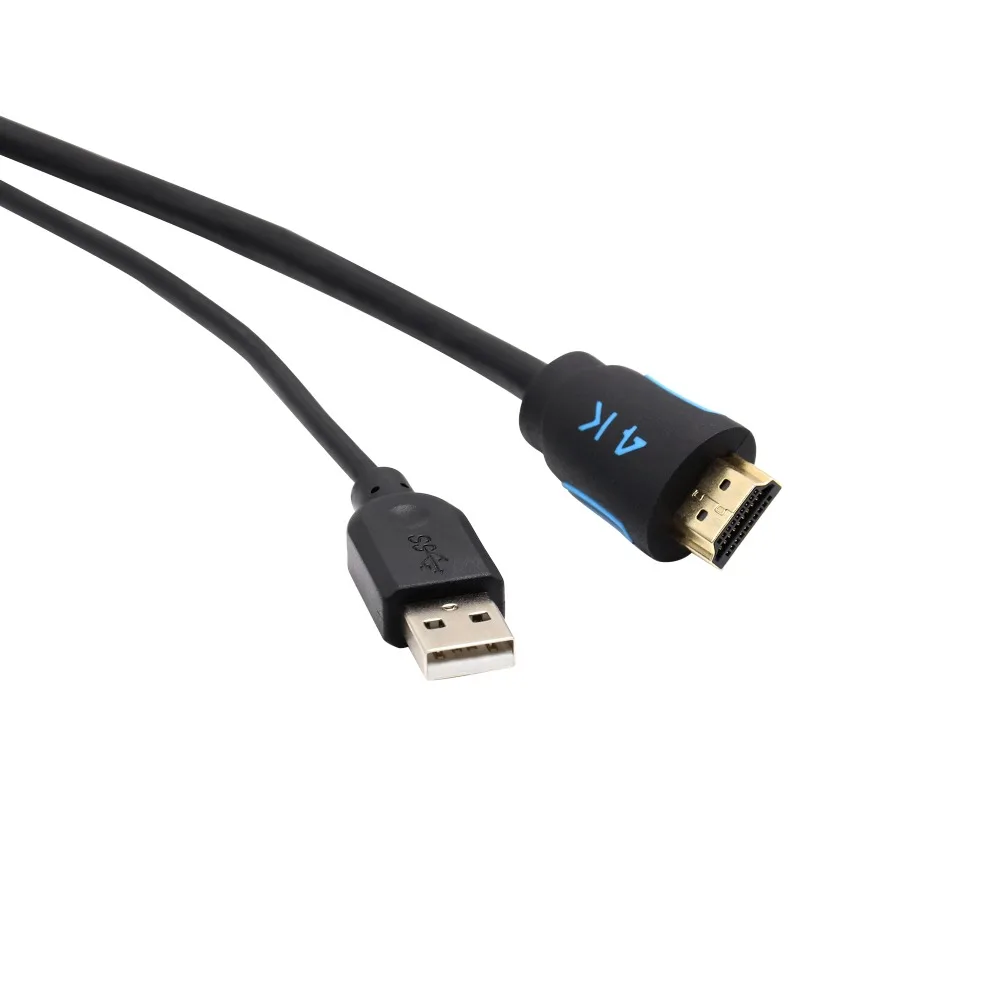 TESmart Новый высокое качество 2 порты и разъёмы USB HDMI Кабельный коммутатор kvm с дополнительной USB 2,0 Поддержка 4 к * (3840x2160)