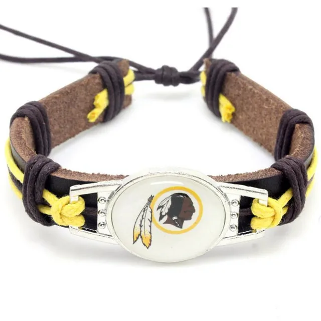 New Fashion San Francisco 49ers Football Team Leather Bracelet ...