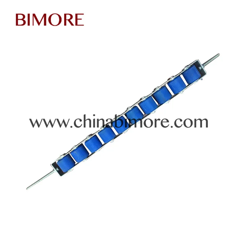 XAA332XXIZI Escalator Handrail Chain10 RollersChain Plate Length 70xWidth 35xThinkness 5Roller 65x55  USD140   (2)