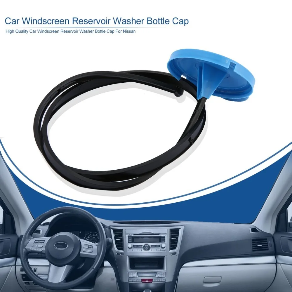 High Quality Car Windscreen Reservoir Washer Bottle Cap Blue For Nissan Qashqai Replacement for Broken or Missing One