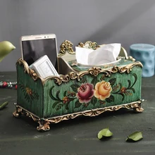 Коробка для полотенец кантри коробка для салфеток украшения для домашней обстановки роскоши Европейский стиль древнего бумажные коробки