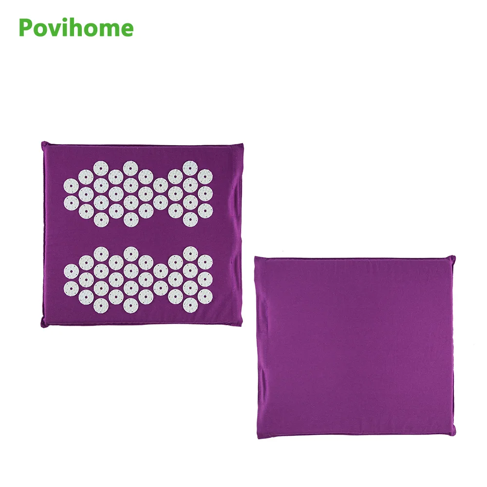 Povihome Acupressure Foot Care Colored Plastic Walk Pads Square Healthy