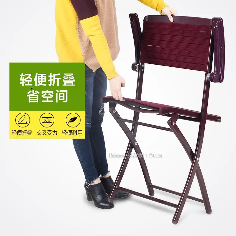 Маджонг, стул, складывающаяся спинка, обеденный стул, офисное кресло, простое учебное кресло для Конференции