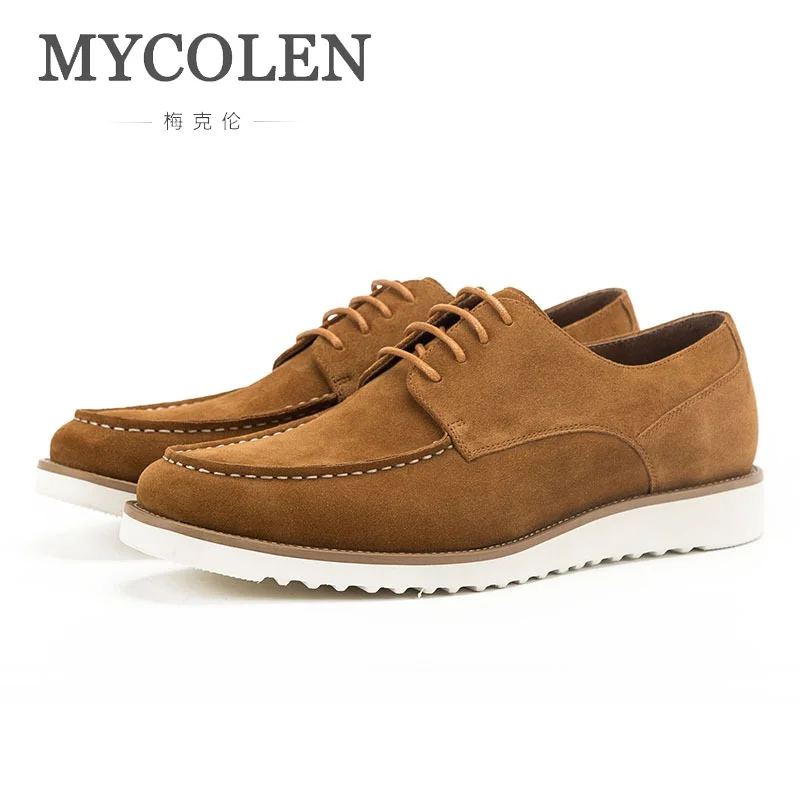 

MYCOLEN 2018 Spring Casual Shoes For Men Sneaker Shoes Lace-Up Flats Leisure Anti Slippery Luxury Fashion Man Walking Shoes