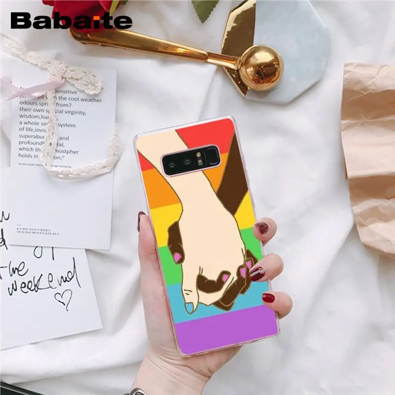 Babaite Гей ЛГБТ Радуга, фестиваль Прайд арт чехол для телефона для samsung Galaxy S8 S7 edge S10 Plus S10E S10Lite S6 S9plus