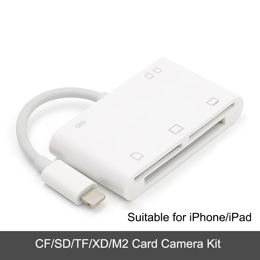 6 в 1 для SD для TF для CF для XD Card Reader для IPhone мобильный аксессуары для телефонов внешний Card Reader