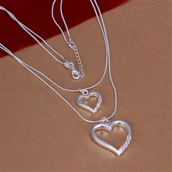 

Wholesale fashion jewelry Necklace 925 Silver Necklace . Nice Jewelry. Good Quality N208