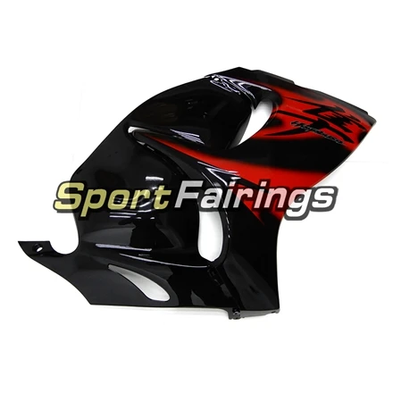 Черный, красный Пластик впрыска ABS Обтекатели для Suzuki GSXR1300 Hayabusa 2008- 2009 2010 2011 набор корпусных деталей для мотоцикла, обтекатели