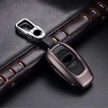 Алюминиевый Чехол для автомобильного ключа, чехол для хранения, защитный чехол для Subaru XV Forester Outback Subaru BRZ, чехол для ключа без ключа