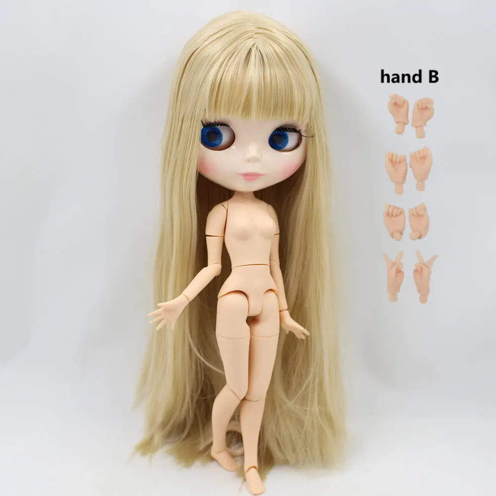 Ледяной обнаженный завод Blyth кукла серии № BL538 светлые волосы белая кожа суставы тела Neo BJD - Цвет: like the picture