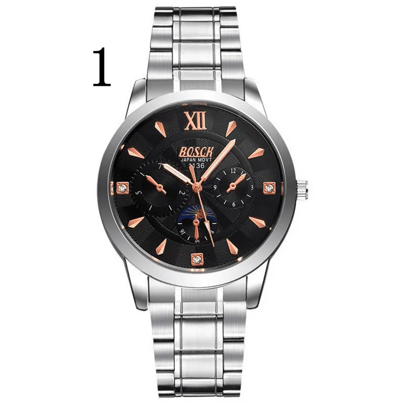 

The new men's business waterproof watch is elegant.
