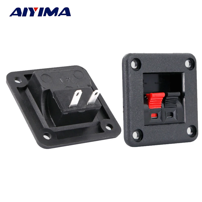 Aiyima 2PC Speaker terminal Box 2 way Output Audio Wiring Clip WP2 5