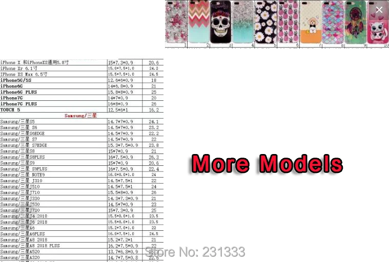 39259  6S 6+ 7G 7+ SE 5S XR XS MAX XXS T5 LG G7 XA2   TPU (4)1