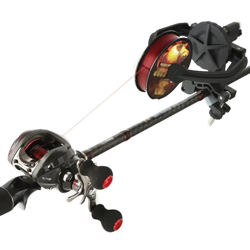 Spod Reel Fishing Line SpoolerPortable Line Loader Winder Reel Spooling Station System US Fishing Reel With Line