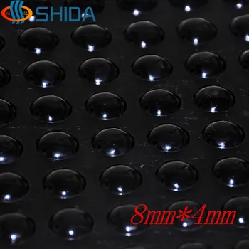 

Wholesale 2000Pcs 8*4mm Black Soft Anti Slip Silicone Rubber Feet Pads, Self Adhesive Rounded Silica Gel Shock Absorber Pads