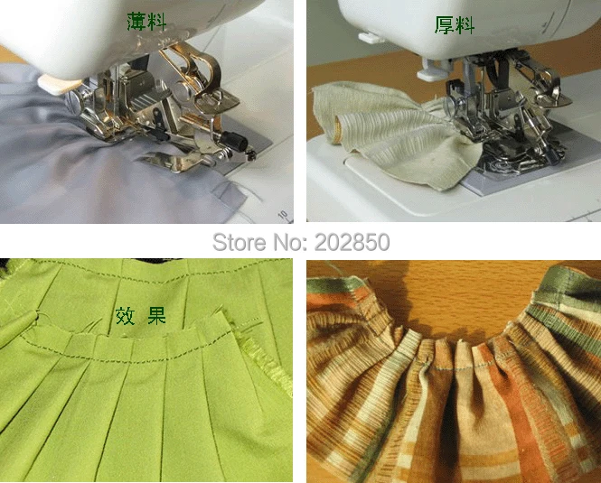 

Domestic Multi-Function Sewing Machine Presser Foot,Ruffler Foot,4 Sizes of Adjustable Ruffler Images,#55705,Great Quality
