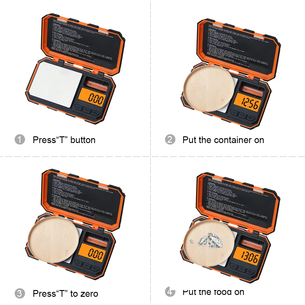 Цена Цифровые весы для Ювелирные изделия из золота, стерлингового серебра 0,01 весы электронные весы Минимальный Высокоточный Премиум из нержаве...