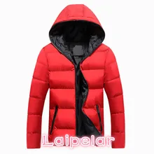 2018 New Jackets Men Winter Casual Outwear Windbreaker Jaqueta Masculino Solid Slim Fit Hooded Fashion Overcoats Homme Plus Size