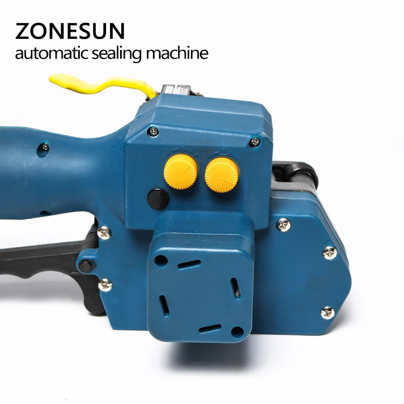 ZONESUN Z323 Портативный Электрический инструмент для обвязки питание от аккумулятора/Пластик сварки трением ручные инструменты для 16-19MMPET и ремешок