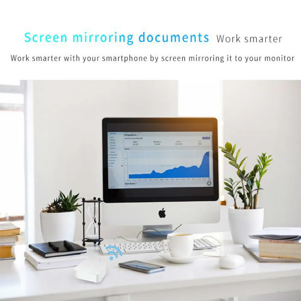  New X7 Car Wireless WIFI Mirror link Box HDMI Dongle For iOS Android Phone Audio Video Miracast Scr