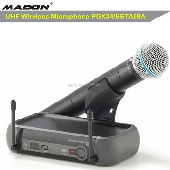 

Free shipping , HOT SALES PGX24/BETA58A PROFESSIONAL WIRELESS MICROPHONE SYSTEM , PERFORMANCE GEAR WIRELESS MICROPHONE