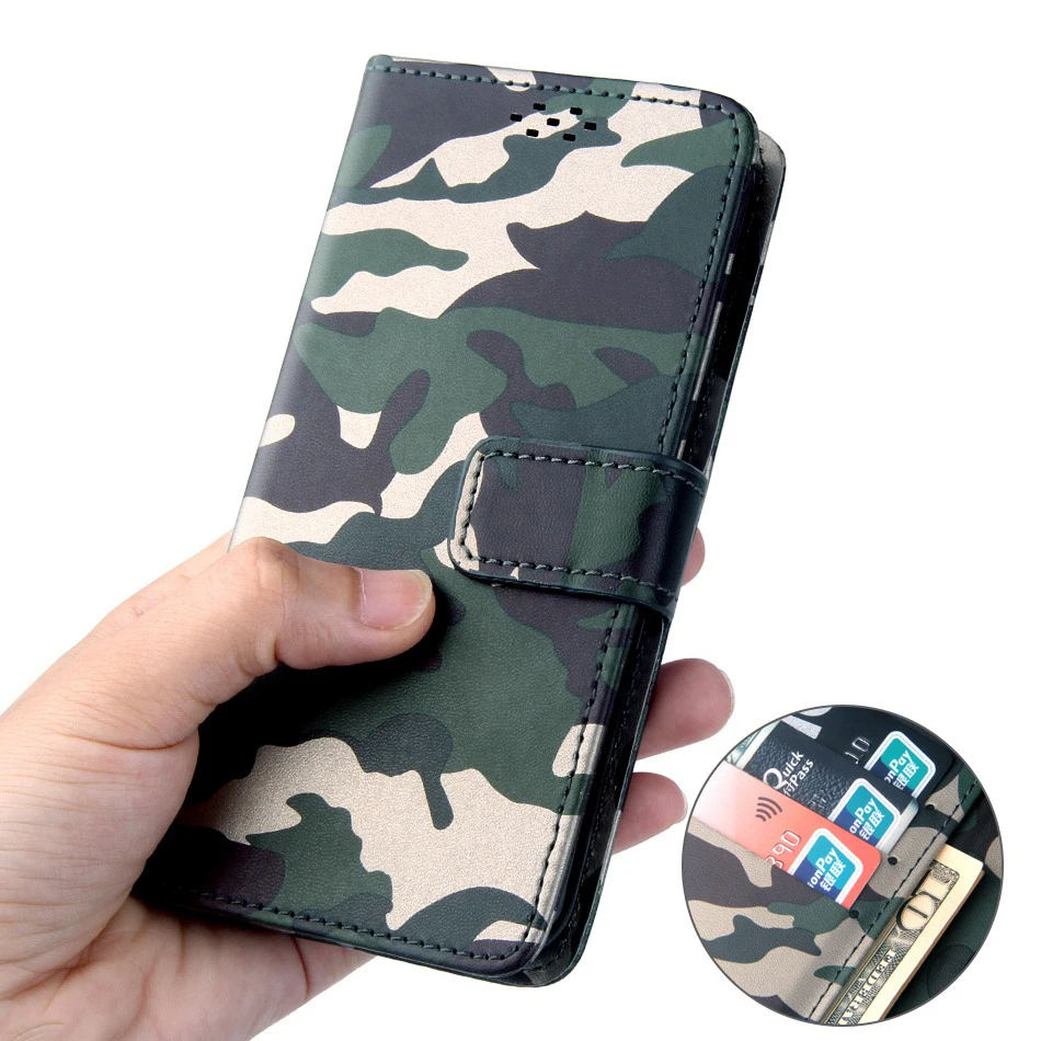 Винтаж Camo чехол для телефона Blackview BV8000 Pro искусственная кожа флип 360 бумажник Coque