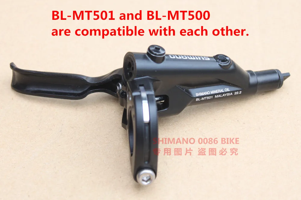 Shimano горные велосипеды Гидравлический дисковый тормоз MT501 MT500 рычаг BL-MT501 тормозной рычаг