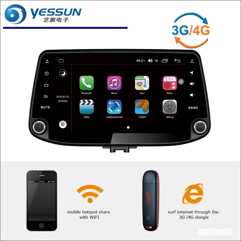 Flash Deal YESSUN 9" Android 8.0 For Hyundai i30 / Elantra GT 2017~2018 Car Android Radio Player GPS Navi Map Navigation Media No DVD 2