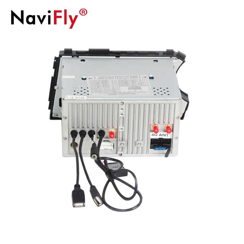Excellent NaviFly 4G LTE Android 7.1 quad core car radio gps for Ssang Yong SsangYong Kyron Actyon 2005-2013 car stereo head unit 3