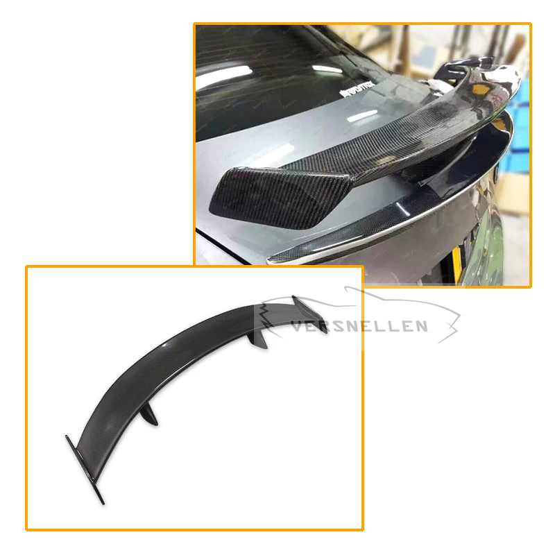 GT Спойлер для Mercedes CLA Wing CLA45 W117 C117 матовый спойлер из углеродного волокна задней