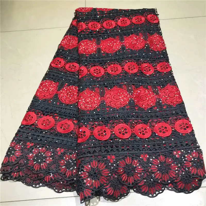 

ZQJ!African Lace Fabric 2017 Embroidered Nigerian Laces Fabric Bridal High Quality French Tulle Lace Fabric For Women ! P42801