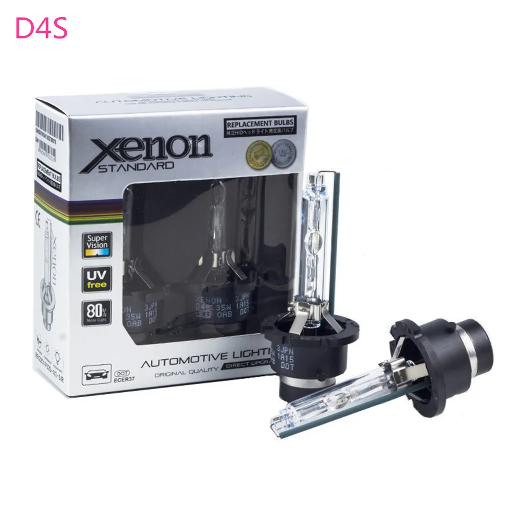 Lâmpada de Farol Xenon para Volvo Peças D2r D4s D4r D1s D3s 12v 35w V60 2011 V40 2020 2 D2s 6 Lâmpadas de farol de carro (Xenon)