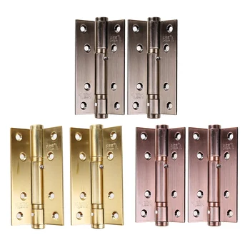 

2017 New 2pcs/set Stainless Steel Cabinet Closet Door Hinges 90 Degree Self Closing For Home Bathroom Furniture Hardware