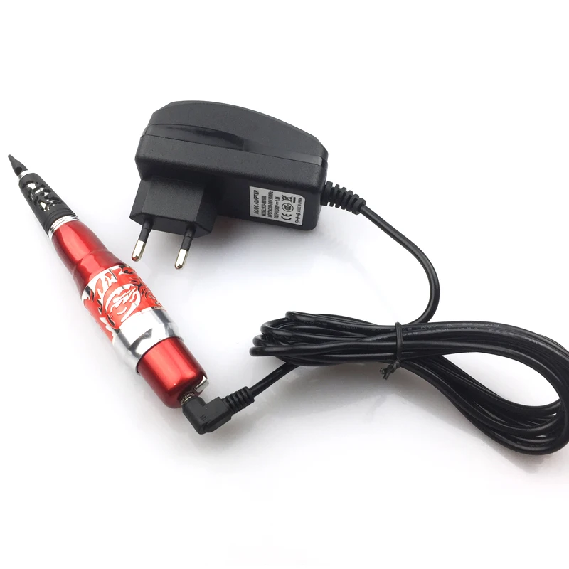 Permanent-Makeup-Machine-Pen-tattoo-Machines-Kits-30-Needles-Tips-Black-Eyebrow-Tattoo-Machines-Set-5