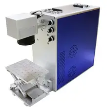 20W Portable Fiber Laser Marking Machine Metal Marking Laser Engraving Machine For Metal & Wood & PVC & Plastic Marking