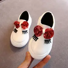 Весенне-осенняя модная детская повседневная обувь с блестками для маленьких мальчиков и девочек; Повседневные Вечерние туфли для школьников