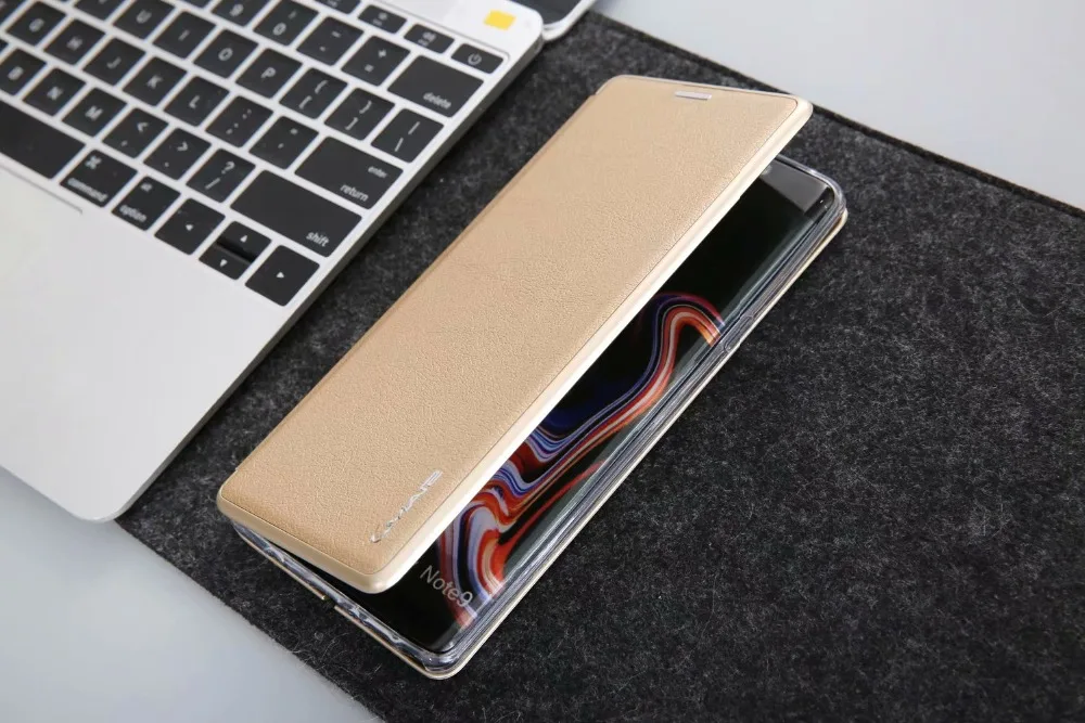 note 9 magnetic flip leather case (6)