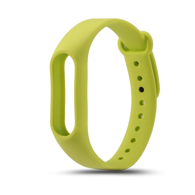 Силиконовый браслет на мой Xio mi Band 3 плечевой ремень для Xiaomi mi группа 4 3 2 M4 M3 M2 Band2 Band3 Band4 часы браслет аксессуары - Цвет: green