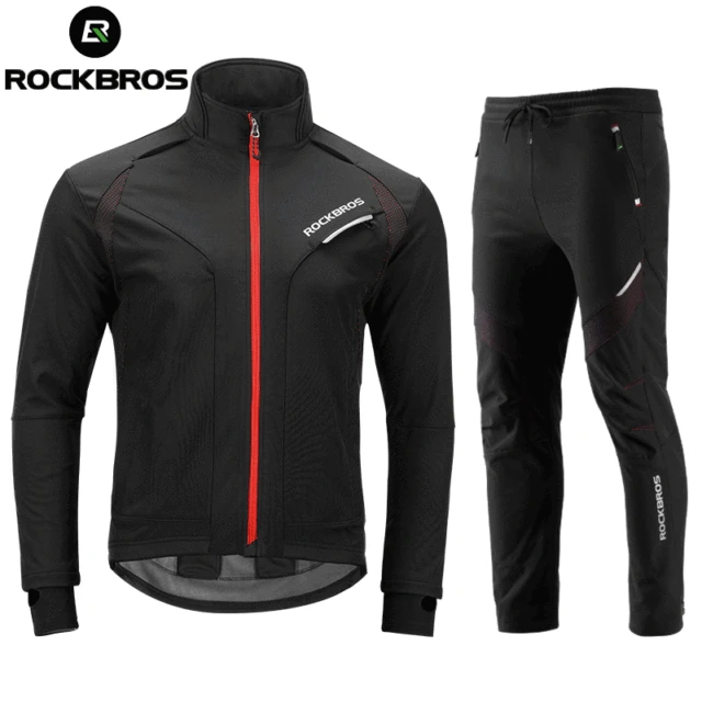Cheap ROCKBROS Long Sleeve Cycling Sets Winter Thermal Fleece Jersey Windproof Reflective Jacket Bicycle Sportswear Cycling Clothings Cheap ROCKBROS Long Sleeve Cycling Sets Winter Thermal Fleece Jersey Windproof Reflective Jacket Bicycle Sportswear Cycling Clothings
